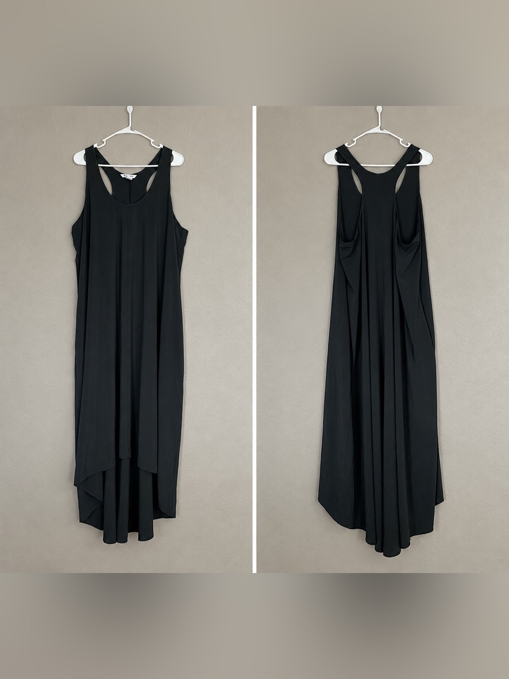 Athleta Presidio Racerback High Low Maxi Dress Flowy Minimalist Gorpcore Sporty